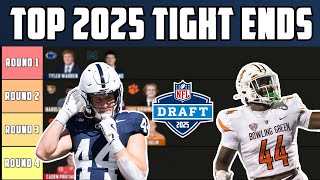 Top 2025 TIGHT ENDS Tiers  NFL Draft Prospects [upl. by Myranda963]