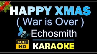 HAPPY XMAS War is Over   Echosmith Karaoke Version [upl. by Anaitsirk]