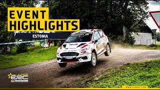 Junior ERC Event Highlights  Delfi Rally Estonia 2024 [upl. by Emilee845]