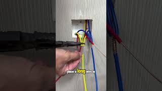 This is how to connect electrical wires without using a Wago connectorelectrian electricaltech [upl. by Daffie]