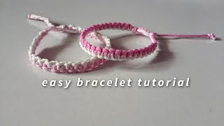 how to make easy bracelet  yarnivora [upl. by Till]