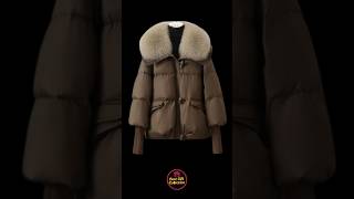 Stay Warm amp Stylish This Winter Fur Collar Puffer Down Parka for Women WinterFashion foryou [upl. by Llezom]