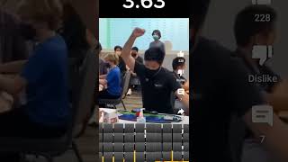 Rubix cube record  speed cubing 👍 [upl. by Glad778]