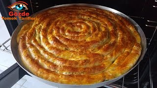 BU TARİFLE EL AÇMASI BÖREK YAPMAYAN KALMASIN‼ÇITIR ÇITIR YOK BÖYLE BIR LEZZETTT💯MAYASIZ✔OKLAVASIZ🤚 [upl. by Loveridge434]