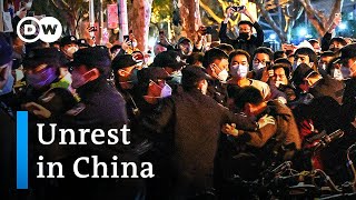 Protesters in China demand Xi Jinping step down  DW News [upl. by Leandre132]