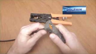 How To Terminate BNC Compression Connector  Dolphin DCCBNCM59 [upl. by Hamilah637]