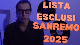 Lista Esclusi Sanremo 2025 reaction [upl. by Sims]