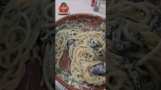 Creamed Spinach Pasta Recipe Easy Delicious amp Ready in Minutes shorts food easyrecipe dinner [upl. by Zehcnas569]