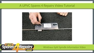 Winkhaus Multipoint Door Lock Split Spindle Information Video [upl. by Zosema651]