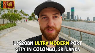 US20bn Ultra Modern Port City in Colombo Sri Lanka 🇱🇰 [upl. by Bigler]