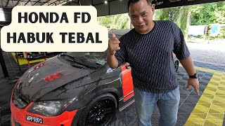 HONDA FD 6 BULAN PARKING HABUK TEBAL BUAT DETAILING [upl. by Ressan]