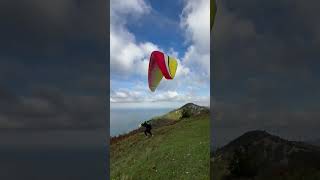 Paragliding Take off in Autumn [upl. by Derman467]