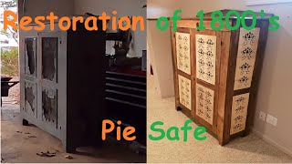 Restoring a Piece of History Reviving a 1800s Pie Safe with My Wife [upl. by Ori]