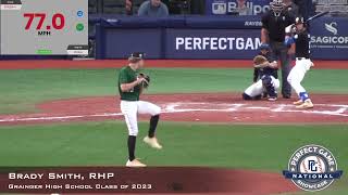 Brady Smith Prospect Video RHP Grainger High School Class of 2023 [upl. by Gardia]