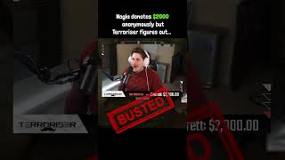 Nogla Donates 2000 Anonymously to Terrorisers Stream 🤫 [upl. by Heid]