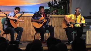 Led Kaapana Jeff Peterson amp George Kahumoku  quotRadio Hulaquot at Mauis Slack Key Show [upl. by Finer224]