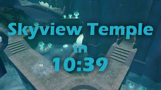 Skyview Temple Speedrun in 1039  The Legend of Zelda Skyward Sword HD [upl. by Mungovan]