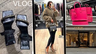 COME LUXURY SHOPPING WITH ME in BICESTER VILLAGE  Prada Valentino Gucci Off white Loewe YSL [upl. by Anirec]