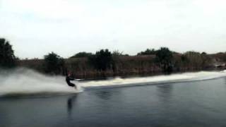 Manzari Footloose behind SeaDoo WAKE PRO in his NIKE 60s [upl. by Nehgaem]