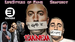 Snapshot Eminems Epic Music Journey From 8 Mile to Stardom  Lifestyles of Fame eminem [upl. by Nymsaj472]