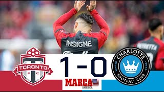 Great Insigne goal for the win I Toronto 10 Charlotte I Goals and highlights  MLS Matchday 3 [upl. by Ilram]