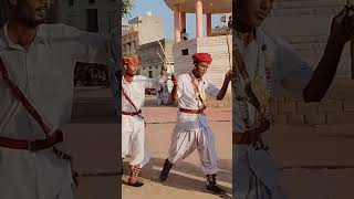 Dhol thali dance Gair Ghana song musicshortsviralreelsdanceyoutubeshortstrendingrajasthani [upl. by Airal687]