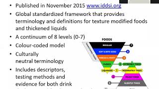 Canadian IDDSI Implementation Forum  March 6 2018 [upl. by Eentruoc]