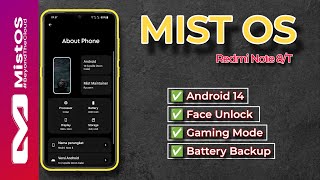 Mist OS Based on Android 14 for Redmi Note 8T  Detailed Review  RandomRepairs [upl. by Mccormick905]