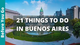 Buenos Aires Travel Guide 21 BEST Things To Do In Buenos Aires Argentina [upl. by Guilbert]