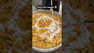 Punjab’s Most Unique Pasta Ka Langar 😱🔥 shorts youtubeshorts streetfood pasta [upl. by Uyerta]