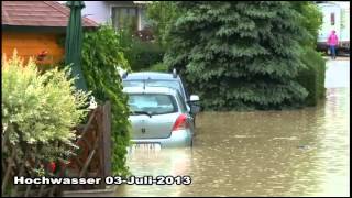 Hochwasser Unwetter 372013 Raum Mondsee [upl. by Eldorado]