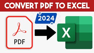 PDF to Excel  How to Convert PDF to Excel [upl. by Anaher769]