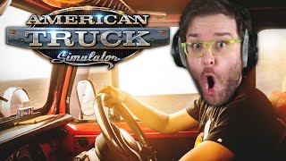 gods yappiest driver  AMERICAN TRUCK SIMULATOR [upl. by Hakeem753]