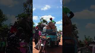 African village market Vogan Togo west Africa 🌍 [upl. by Ybbed465]