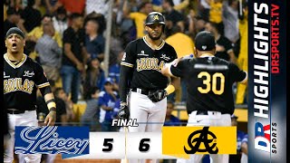 Resumen Tigres del Licey vs Águilas Cibaeñas  6 NOV 2022  Serie Regular Lidom [upl. by Ury]