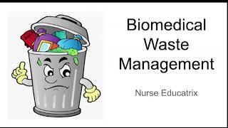 Biomedical waste managementMicrobiology [upl. by Patten595]