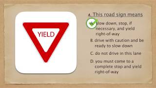 DMV Virginia Traffic Sign Test 1 Dmvvatestcom [upl. by Nannie592]