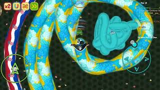 🐍 Wormateio World Biggest l Rutvik Gameplay 😅Best Moments Funny 🐍 Game Snake Worm Ever Wormateio [upl. by Naara465]