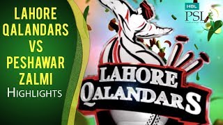 Match 15 Lahore Qalandars vs Peshawar Zalmi  Highlights [upl. by Nylarat]