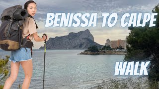 BENISSA TO CALPE COASTAL WALK  WALKING FOR WEIGHT LOSS [upl. by Eurd725]