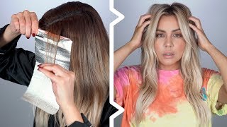 Pro Balayage Tutorial at home  Step by Step How I do My Hair [upl. by Sirak]