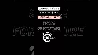 ISC Share Forfeiture under 10 mins [upl. by Ahsilif]