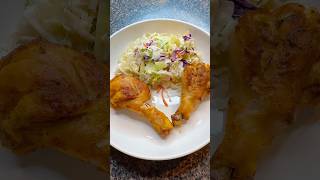 This tasty chicken recipe is the best dinner chicken food coleslaw fyp [upl. by Odrude]