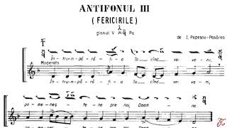 Fericirile Antifonul 3 glas 5 Cântările Sfintei Liturghii [upl. by Staci]