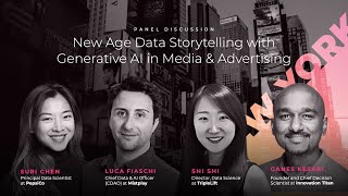 Panel New Age Data Storytelling with Generative AI in Media amp Advertising [upl. by Allsun647]