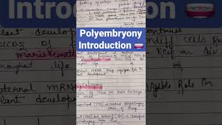 Polyembryony BSc MSc botany  plant development and reproduction [upl. by Alexandria434]