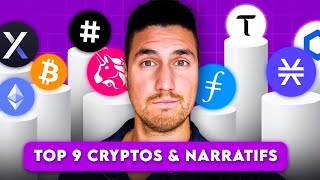 Top 9 Cryptos et narratifs pour faire des profits avec les cryptos  LE CODE de triche Maintenant [upl. by Olaf]