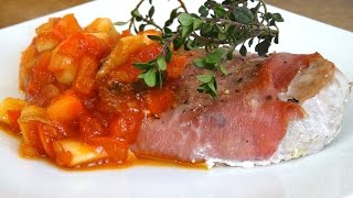 Kräuter Steaks in pikanter Sauce  Rezept  Video  Anleitung [upl. by Neelrahs]