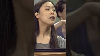 Yeol Eum Son on rehearsal of Mozarts Piano Concerto No 21 [upl. by Ataynik609]