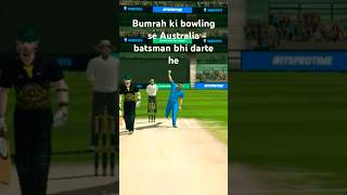 😱🤯🥵Jasprit bumrah bowling se Australian batsman hakka Bakka  Sachin saga cricket shortsshort [upl. by Meagher]